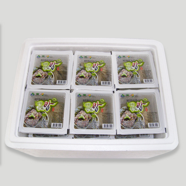 연잎밥, 백련가 함양 숨쉬는 연잎밥 150g x 12개 냉동 영양밥